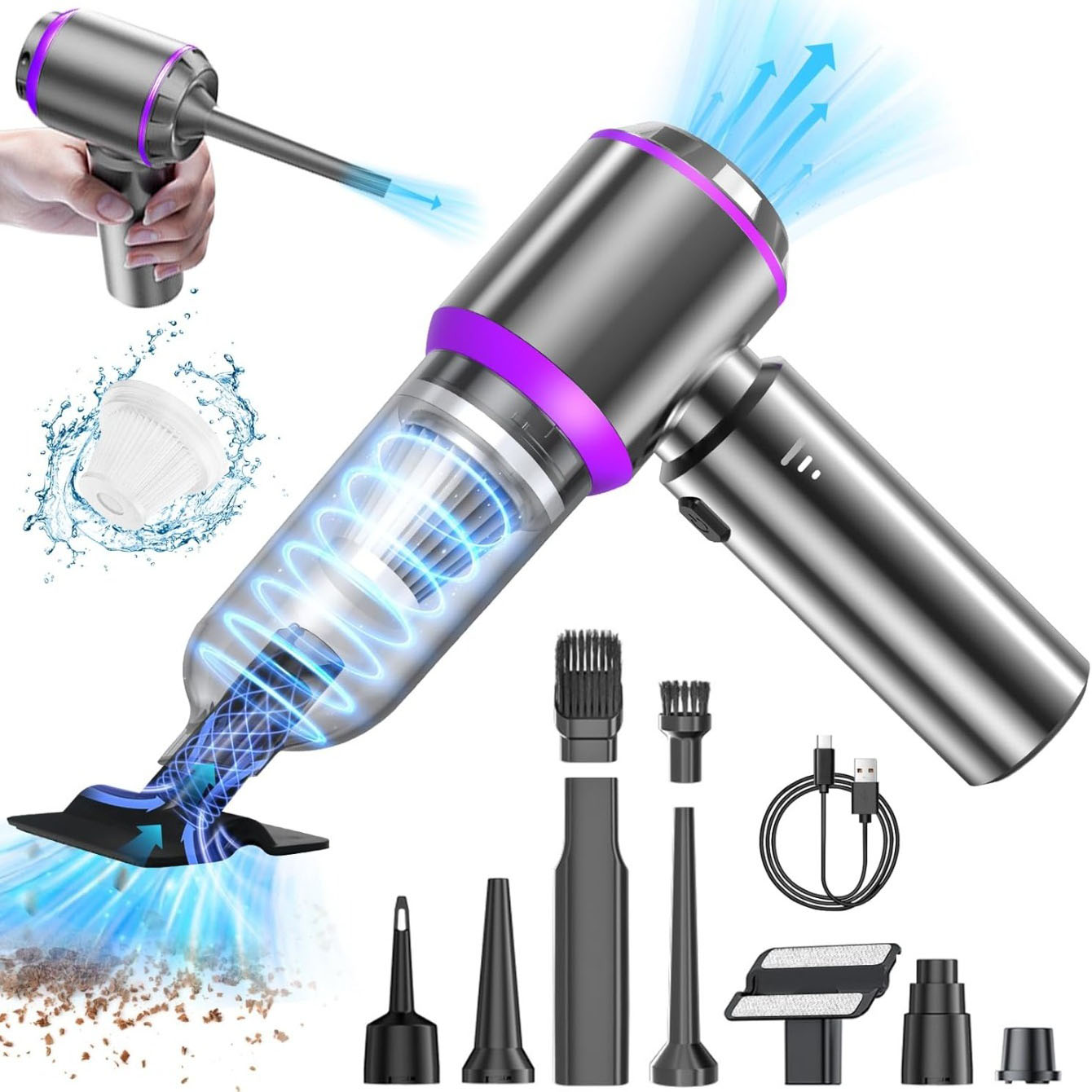 Aspirador de Carro Poderoso |  - Car Vacuum Cleaner avaliação e preço