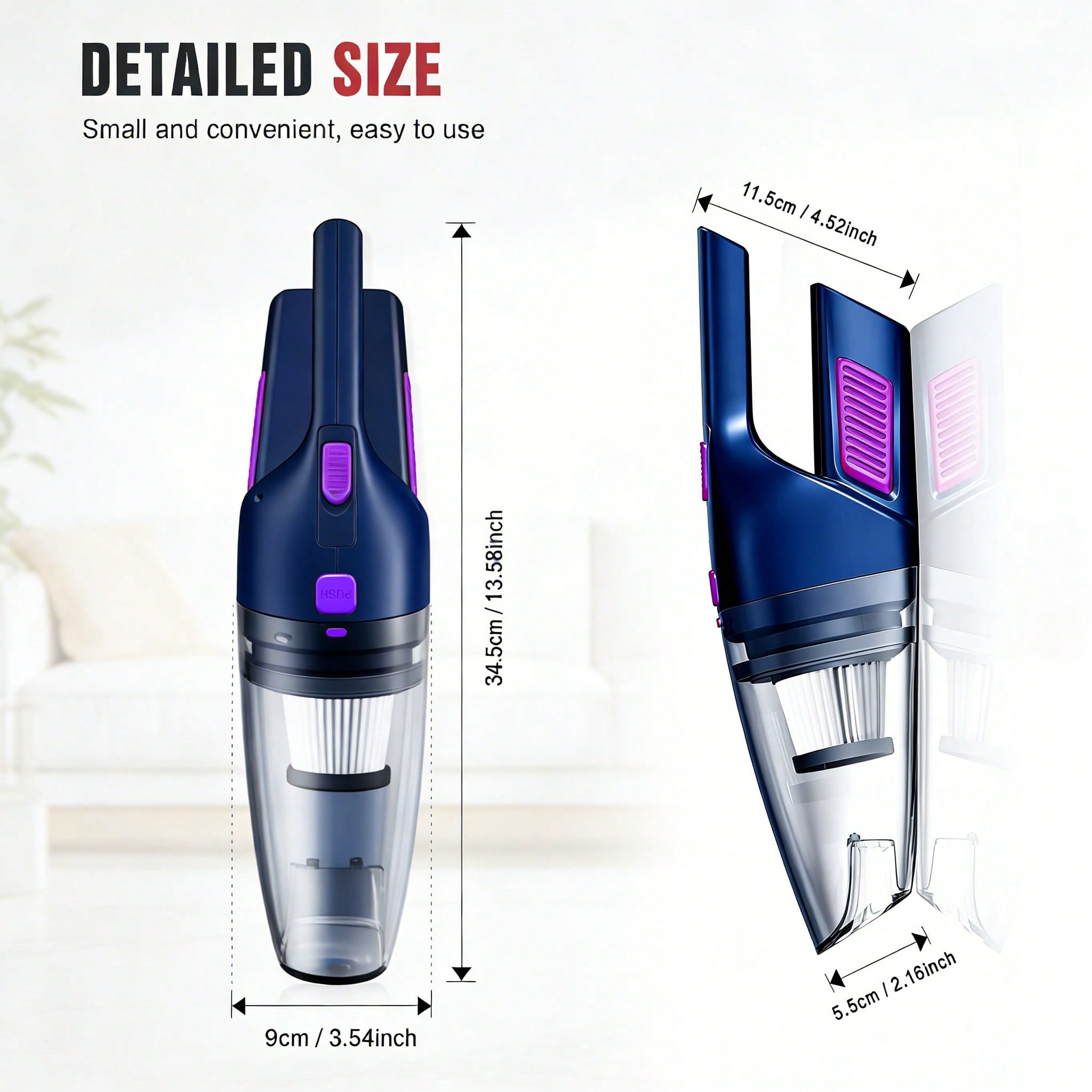 Aspirador de pó portátil Casca - Car Vacuum Cleaner avaliação e preço