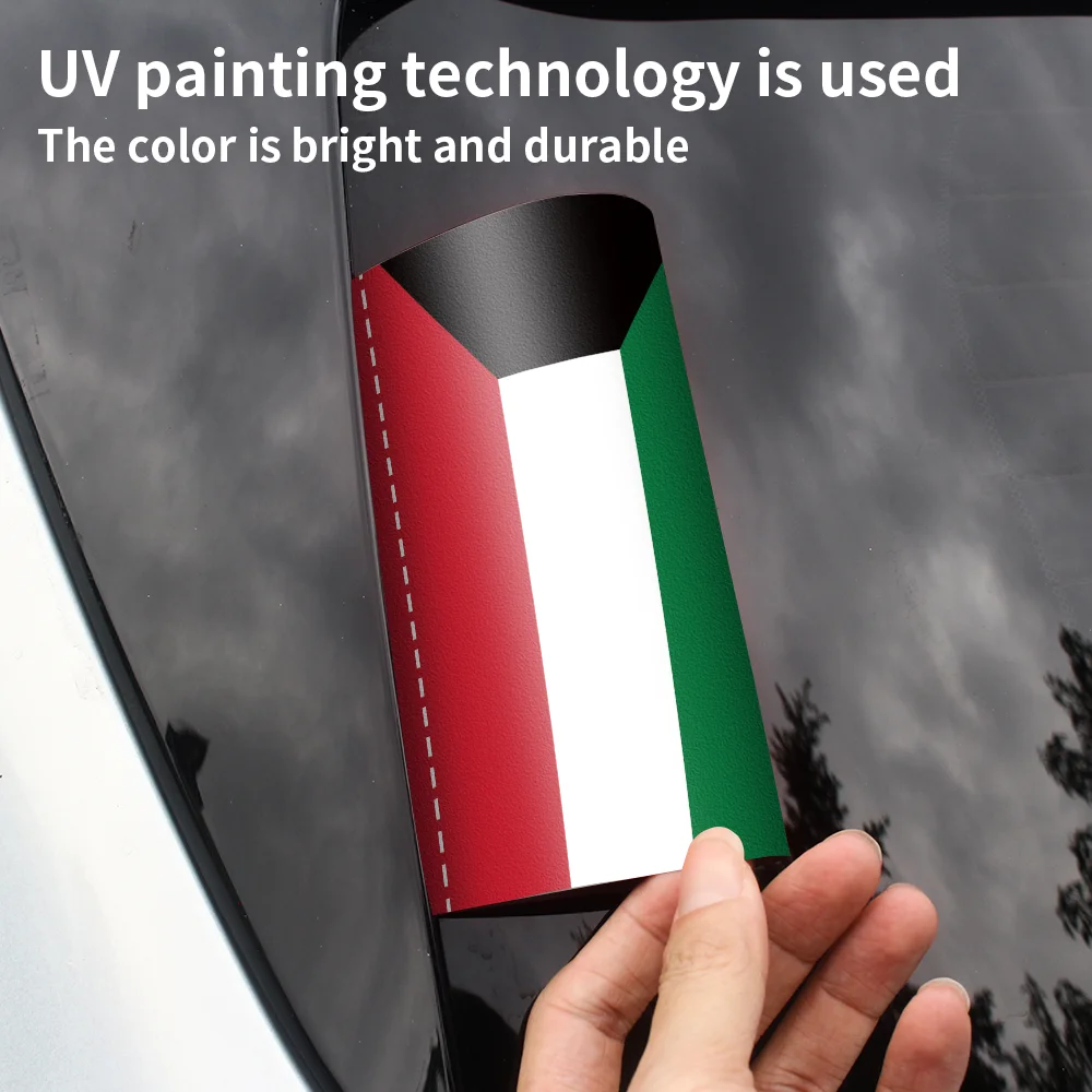 Adesivo de carro com a bandeir - Car Accessories Kuwait avaliação e preço