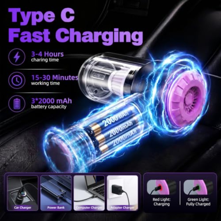 Aspirador de pó portátil para  - Car Vacuum Cleaner avaliação e preço