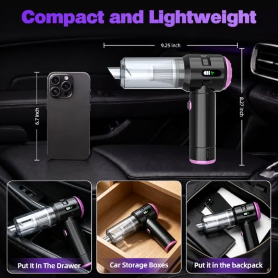 Aspirador de pó portátil para  - Car Vacuum Cleaner avaliação e preço