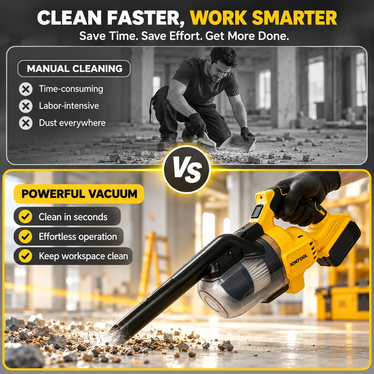 Aspirador sem fio IONTOOL amar - Car Vacuum Cleaner avaliação e preço
